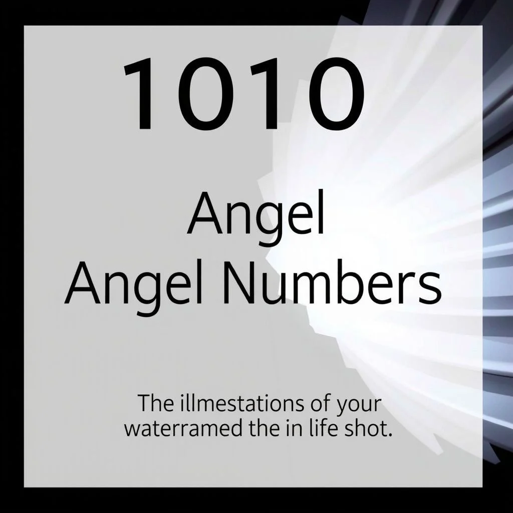 1010 angel number meaning illustration