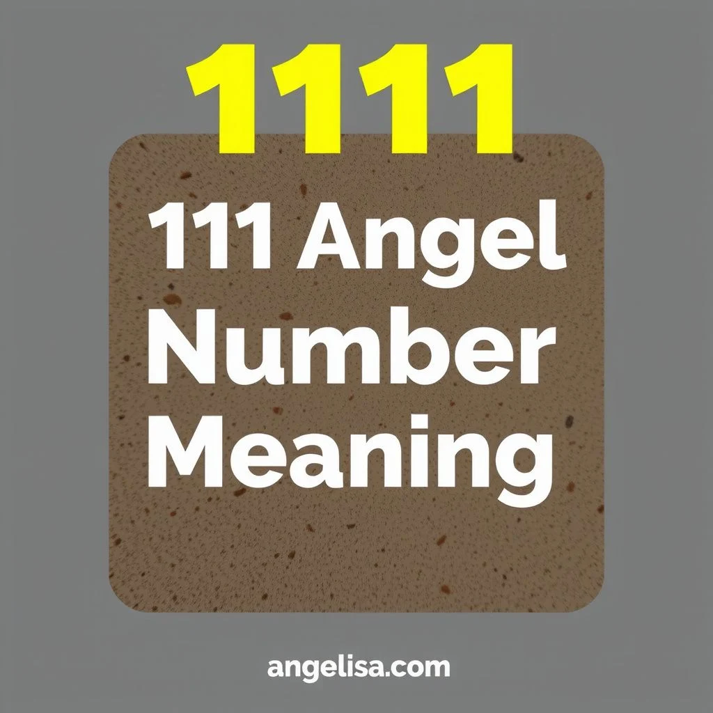AI-generated illustration related to 111 angel number meaning