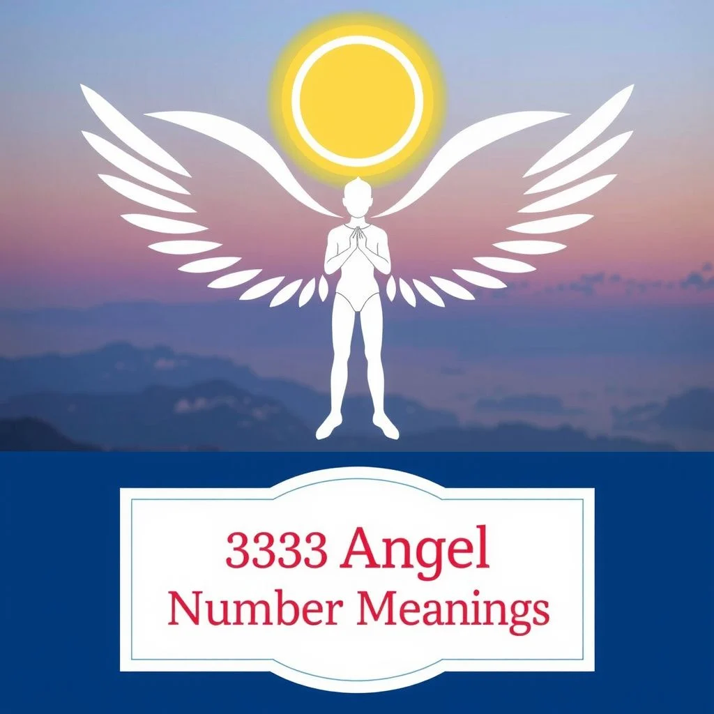 AI-generated illustration related to 3333 angel number meaning