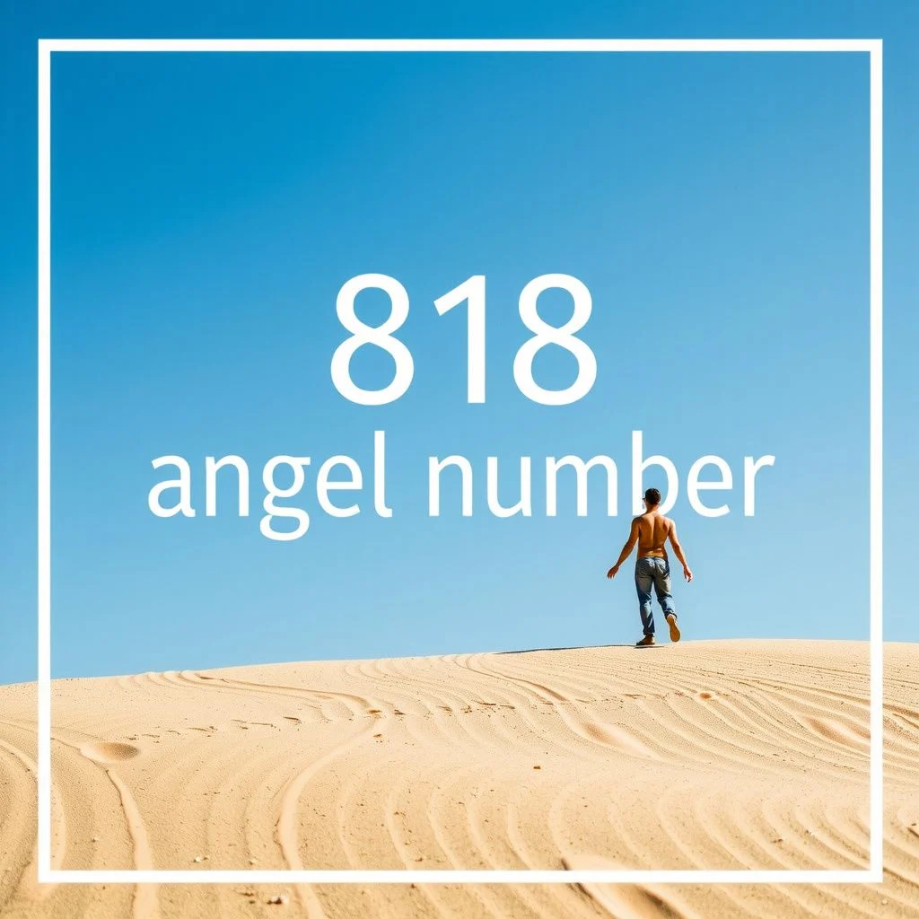 AI-generated illustration related to 818 angel number