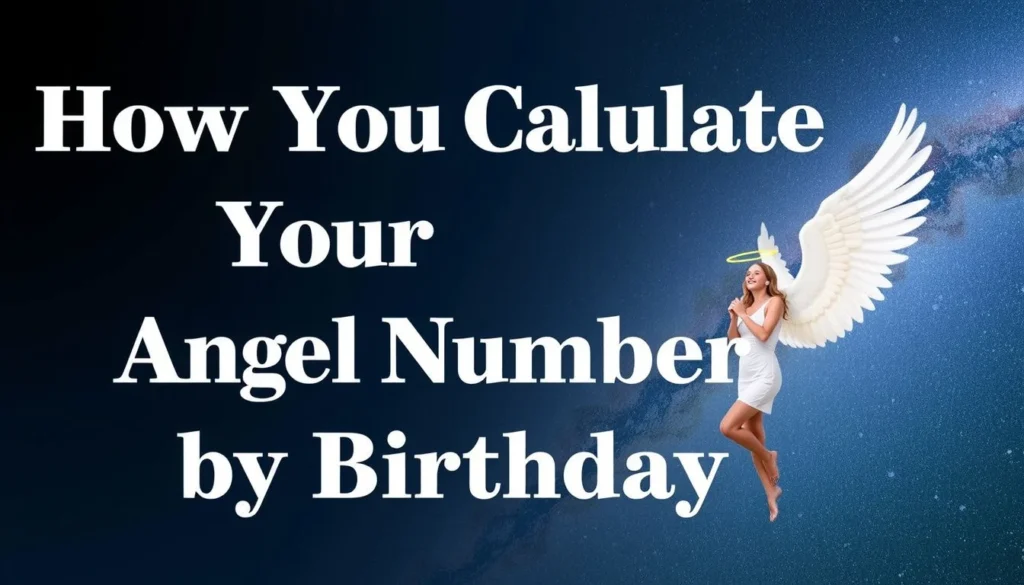 AI-generated illustration for the article "How to Calculate Your Angel Number by Birthday"