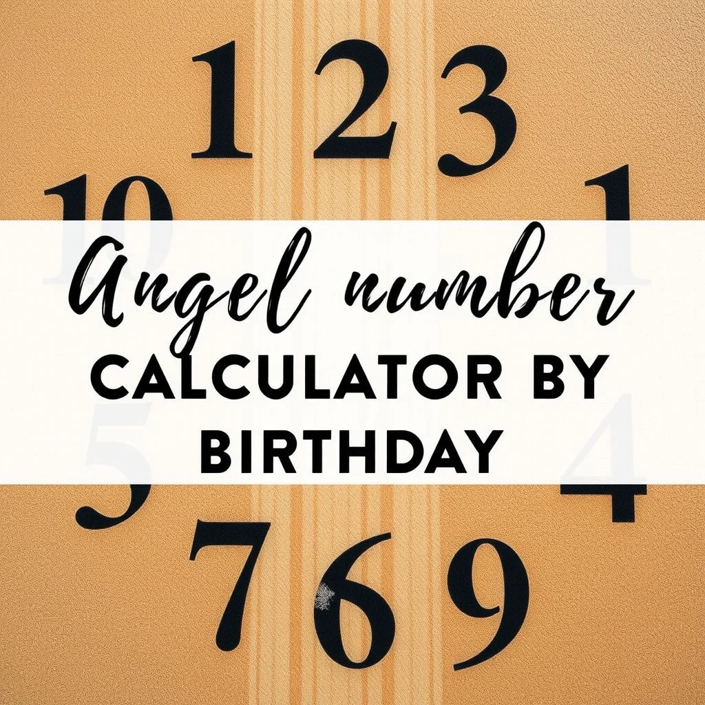 AI-generated illustration related to angel number calculator by birthday
