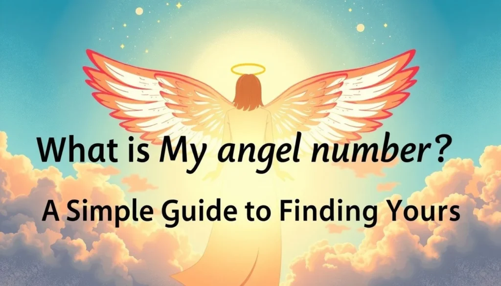 AI-generated illustration for the article "What Is My Angel Number? A Simple Guide to Finding Yours"